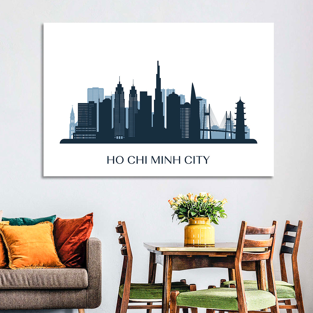Ho Chi Minh City Skyline Wall Art