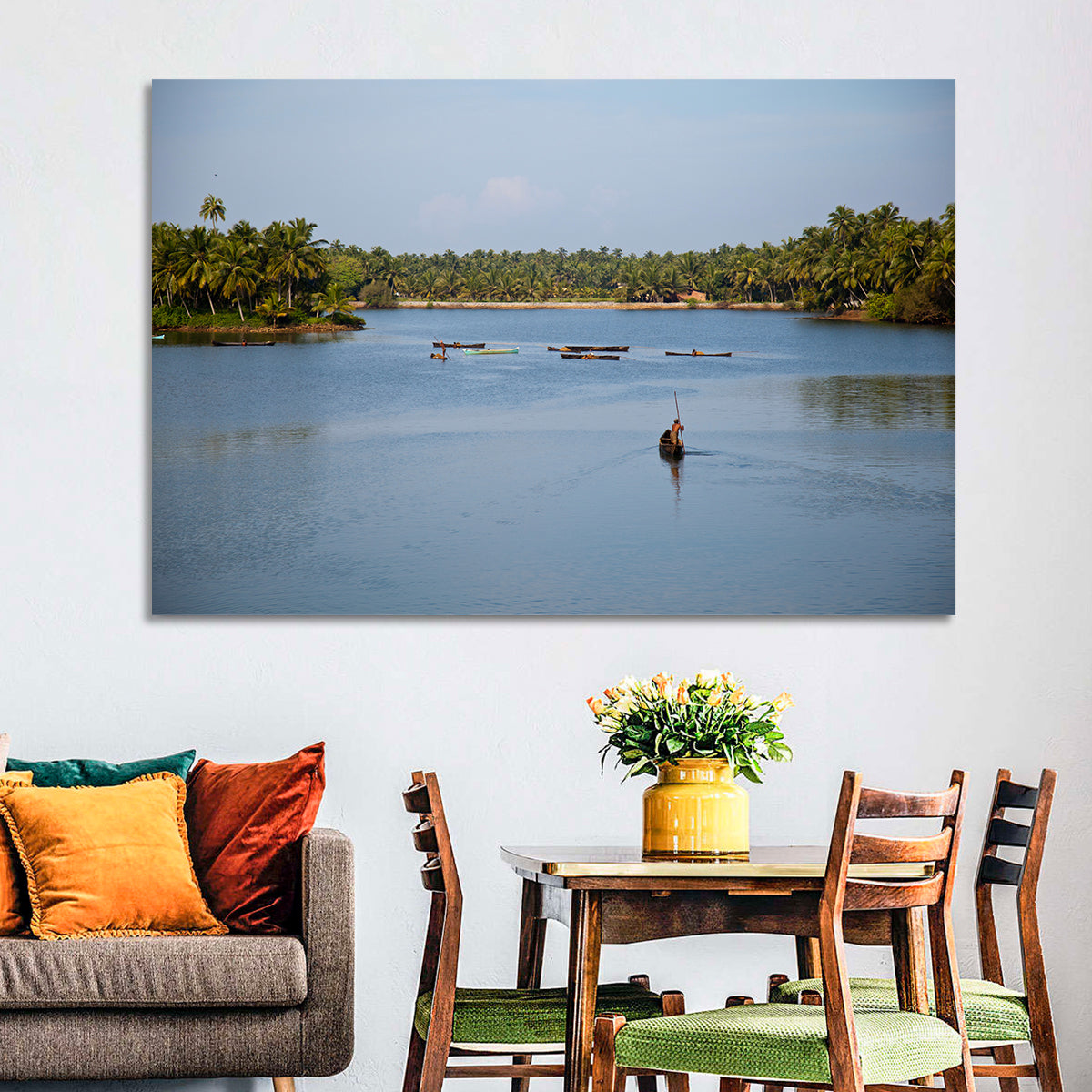 Lake in Udupi Karnataka Wall Art