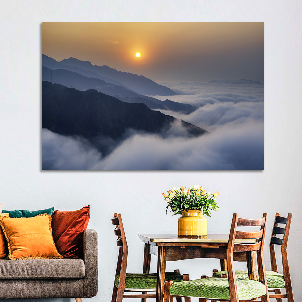 Ta Xua Mountain Range Wall Art