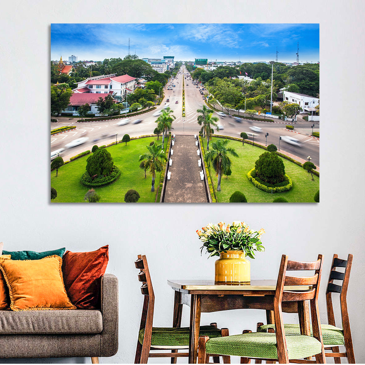 Vientiane City Victory Gate Wall Art