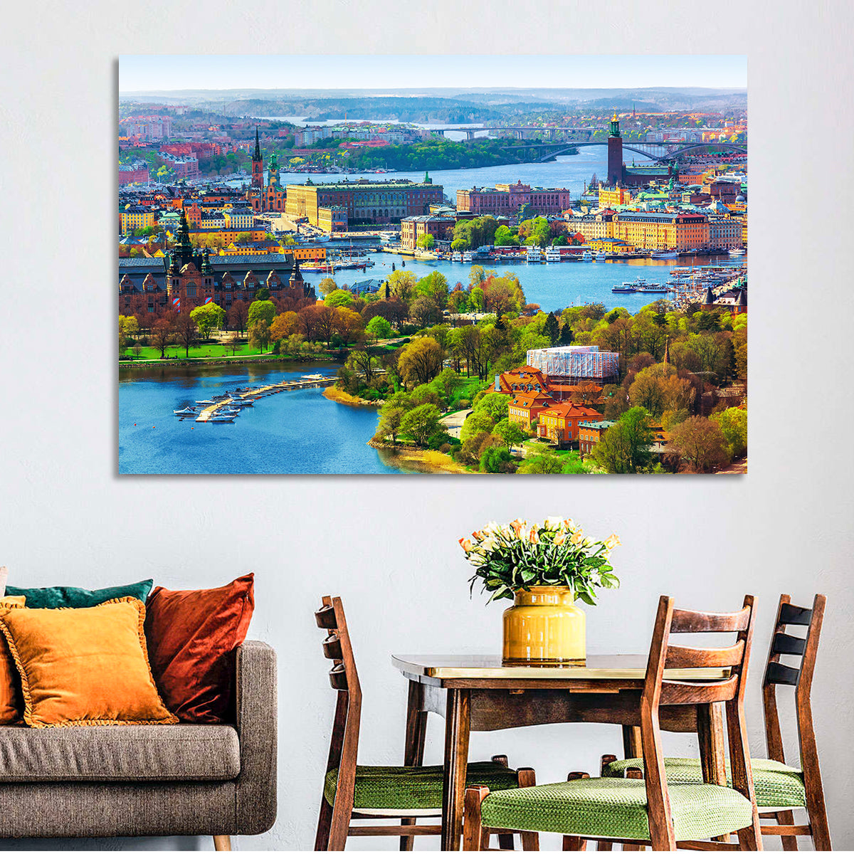 Gamla Stan Town Wall Art