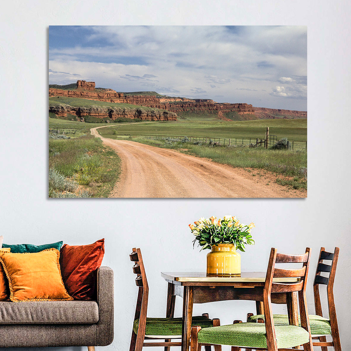 Kaycee Red Wall Wall Art