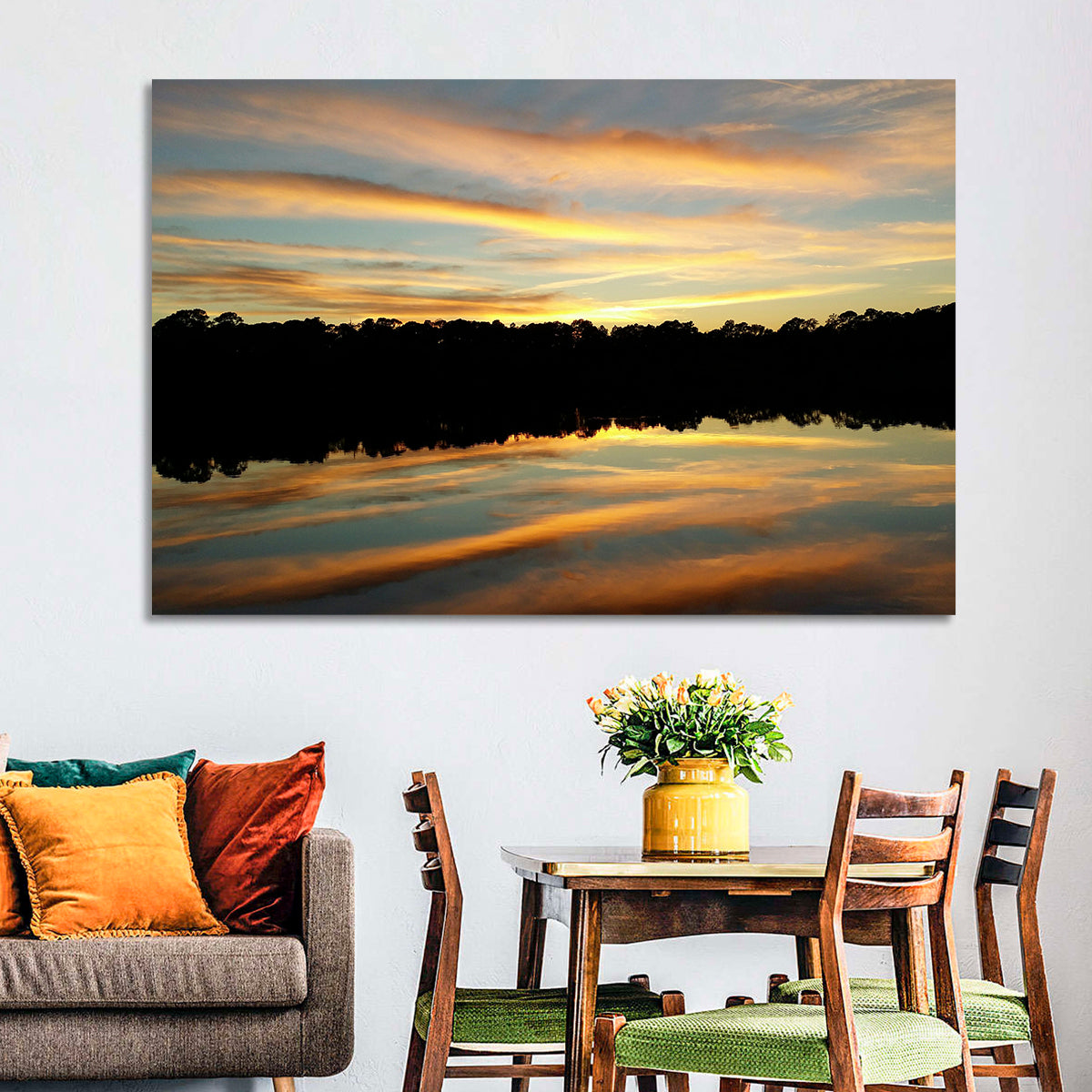 Lake Charles Sunset Wall Art