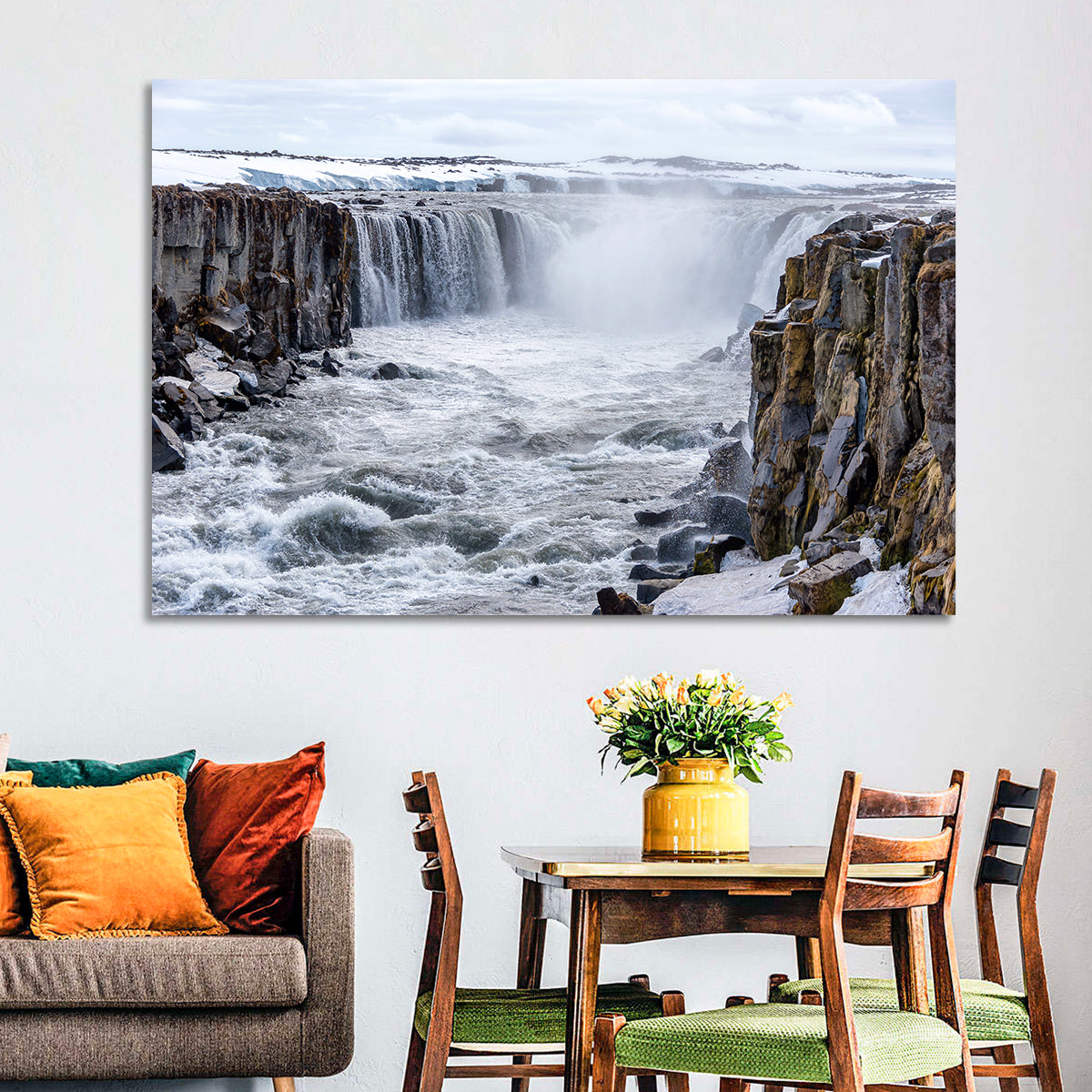 Selfoss Waterfall Wall Art