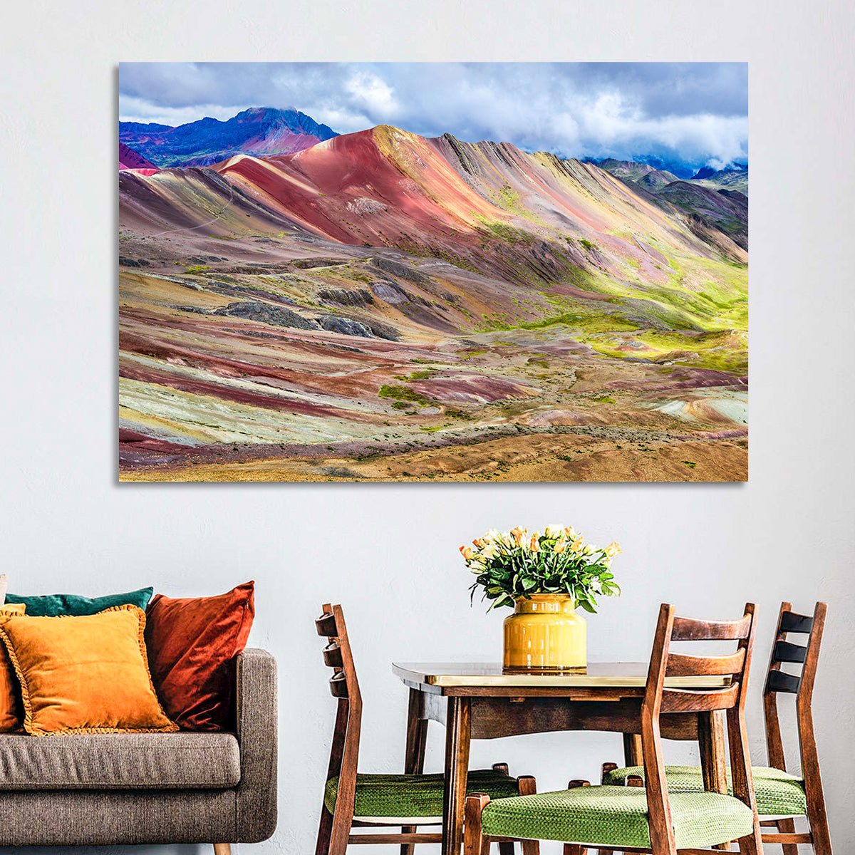 Vinicunca Rainbow Mountain Wall Art