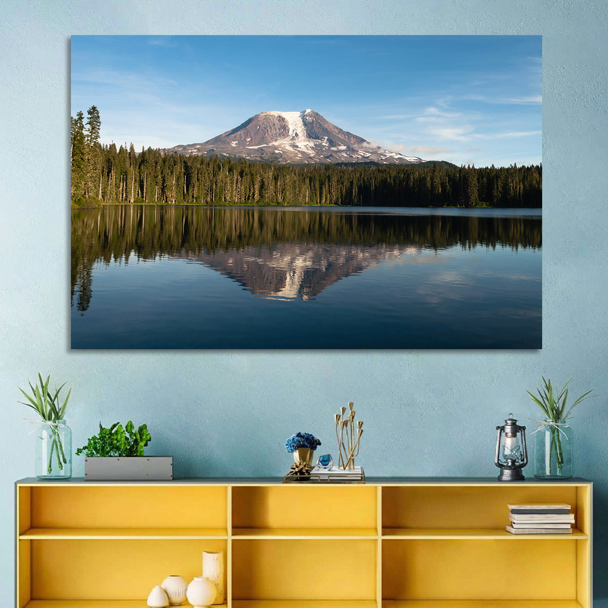 Mount Adams from Takhlakh Lake Wall Art