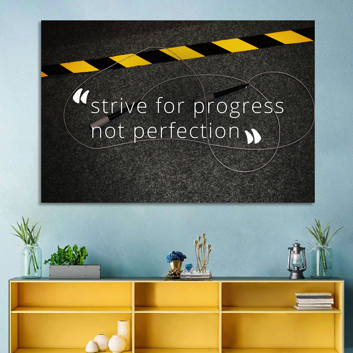 Strive For Progress Wall Art