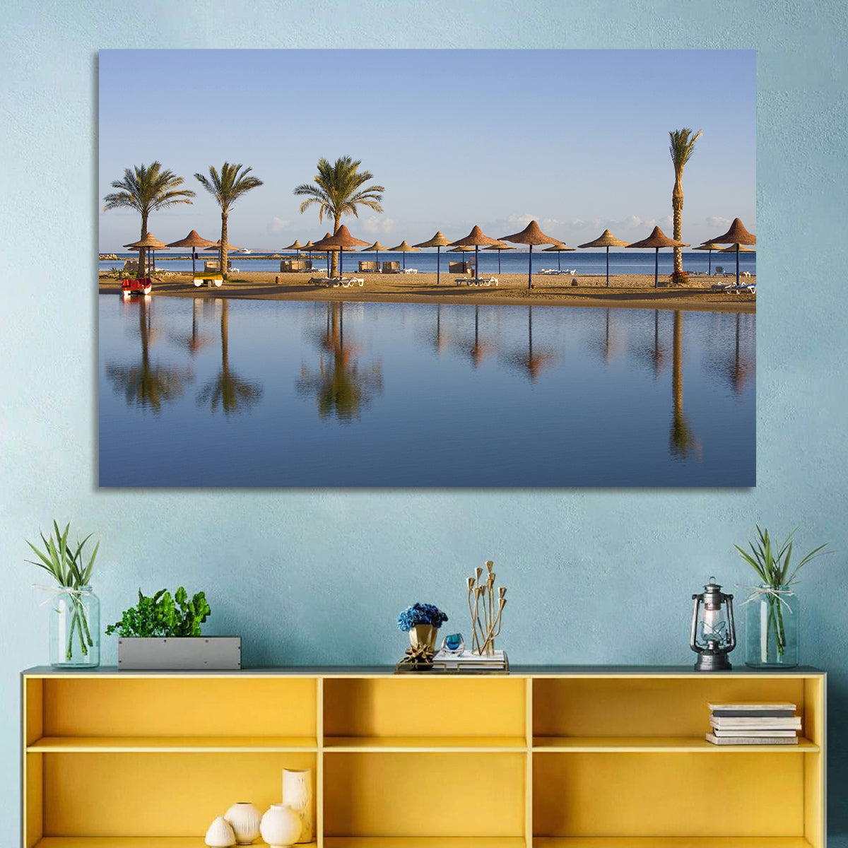 Hurghada City Beach Wall Art