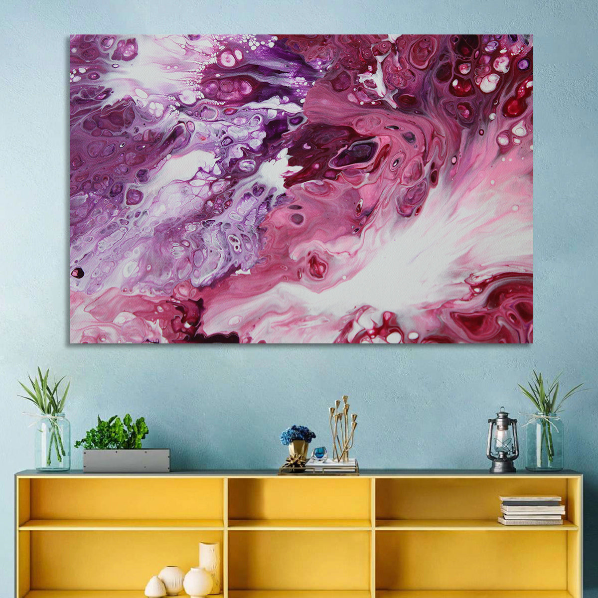 Flowing Bubbles Abstract Wall Art
