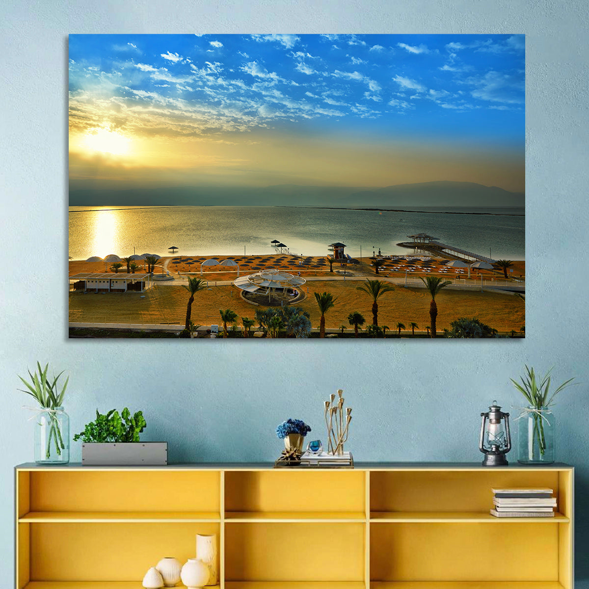 Dead Sea Sunset Wall Art