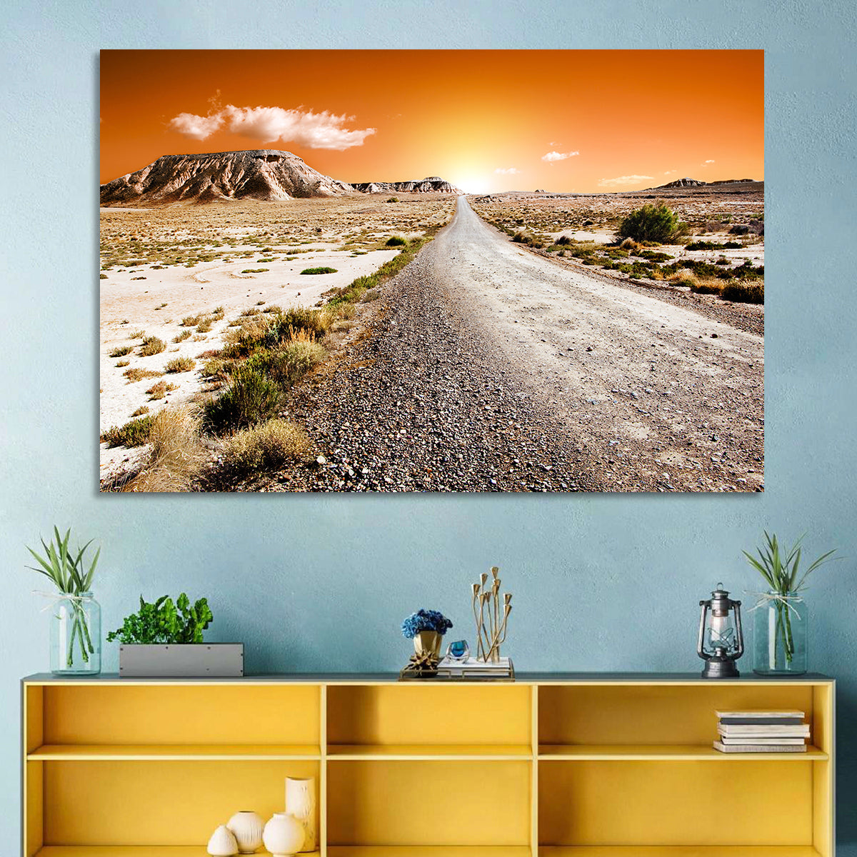 Infinite Desert Road Wall Art