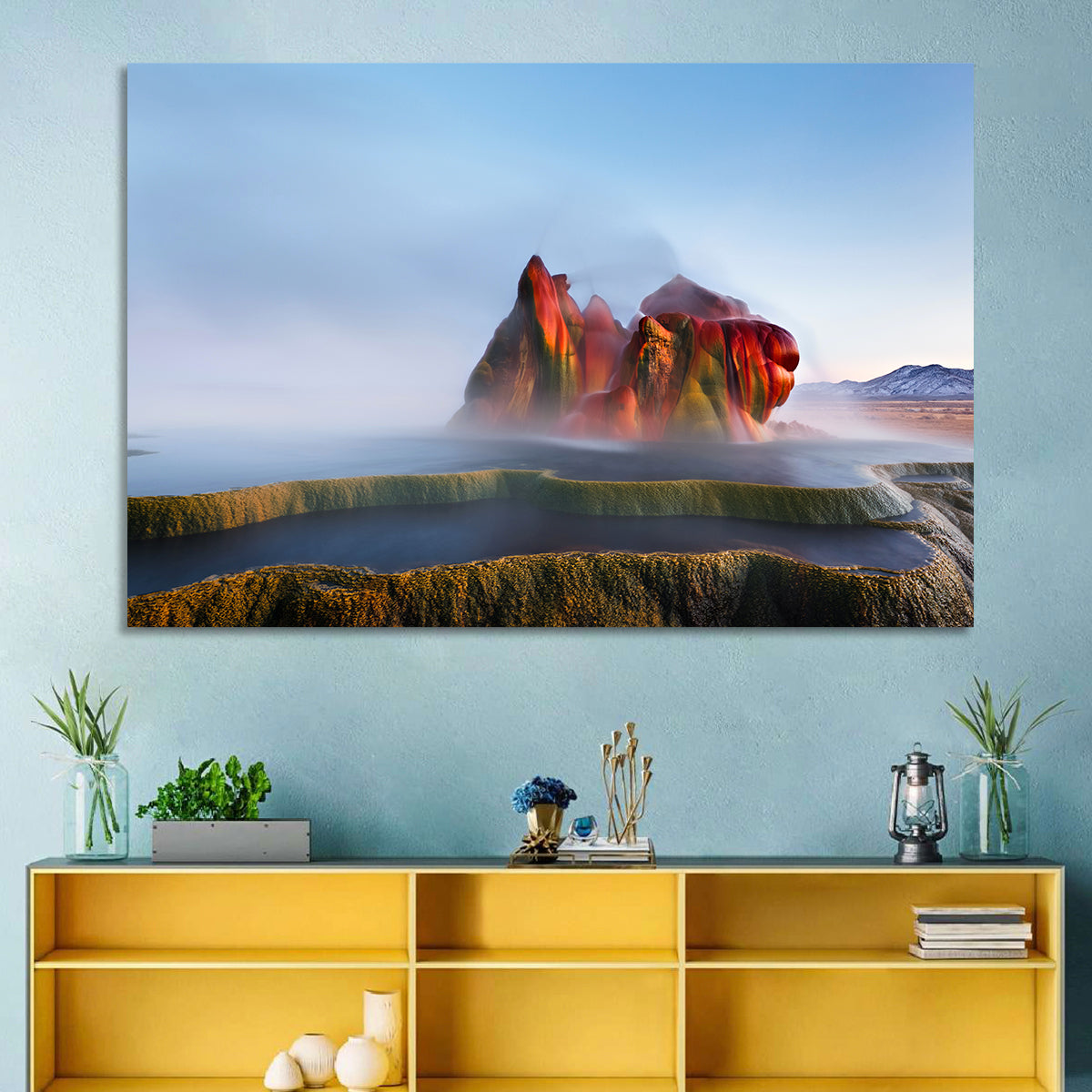 Fly Geyser Nevada Wall Art