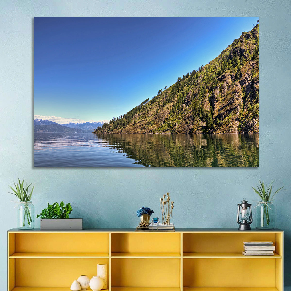 Monarch Mountains Lake Wall Art