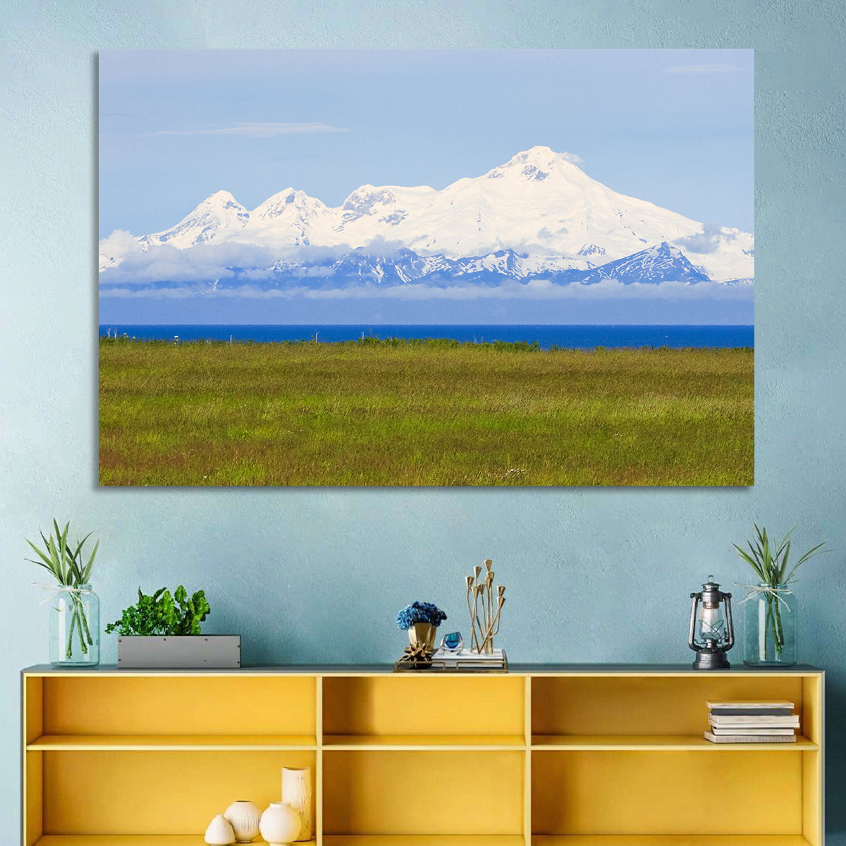 Mount Iliamna Volcano Wall Art