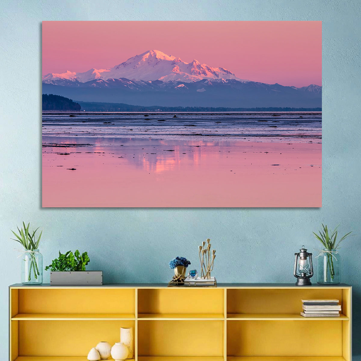 Mount Baker Sunset Wall Art