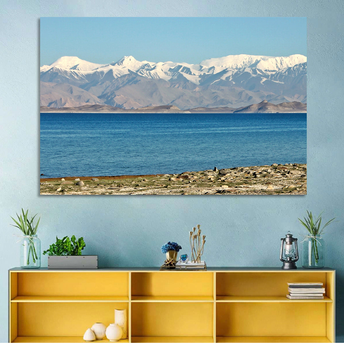 Karakul Lake & Pamir Mountains Wall Art