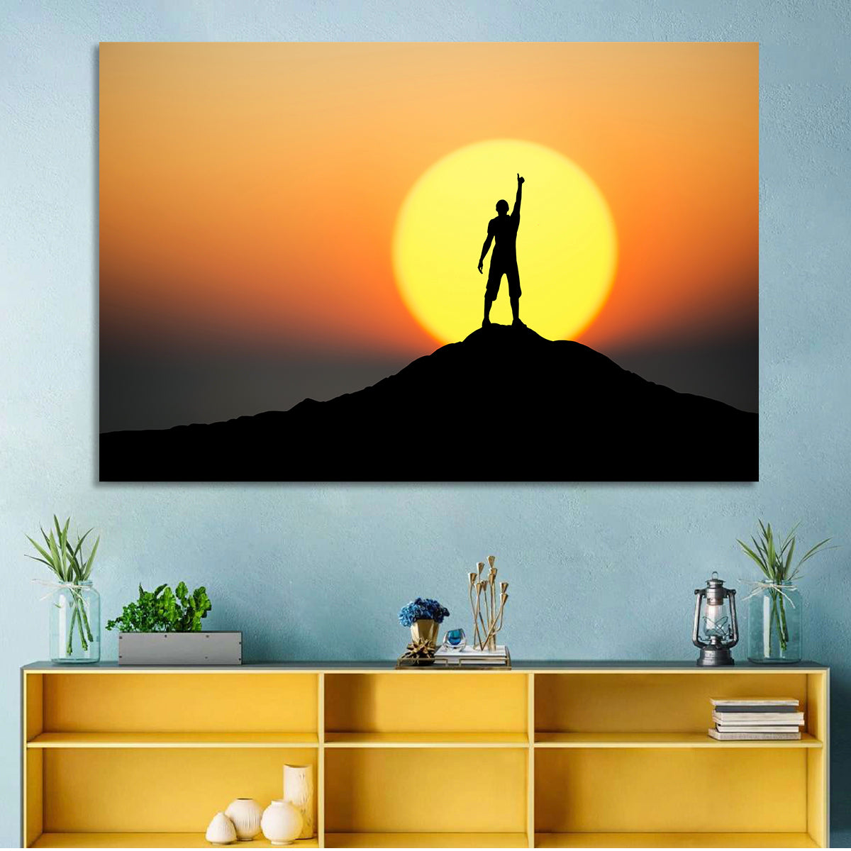 Champion Silhouette Wall Art