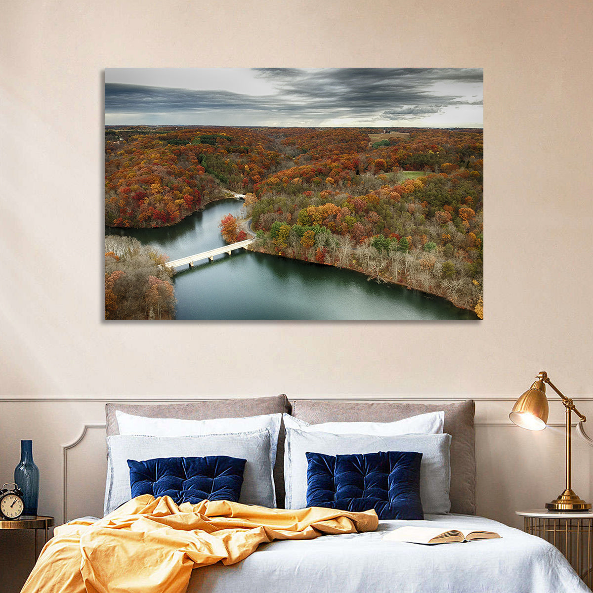 Seneca Lake Aerial Wall Art