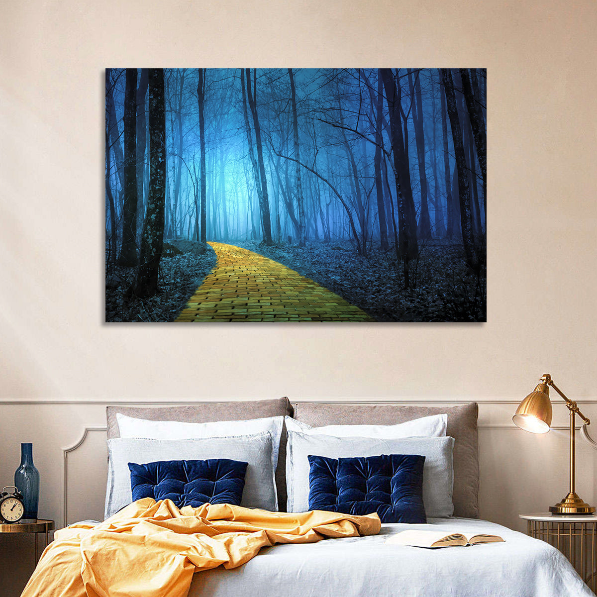Spooky Forest Pathway Wall Art
