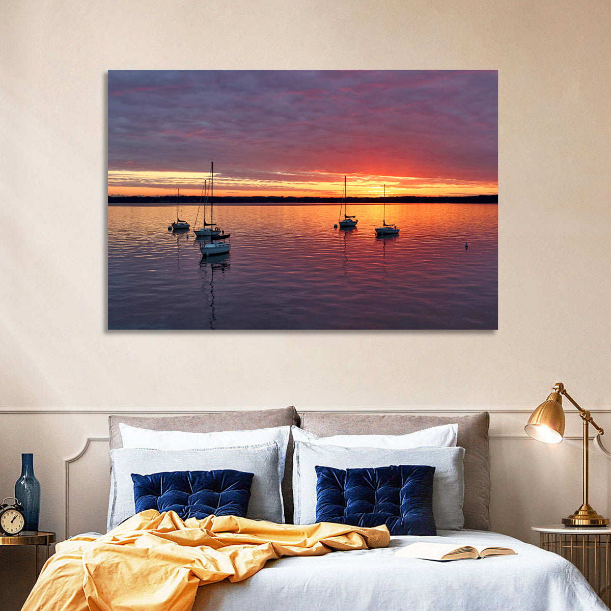 Lake Mendota Sunset Wall Art