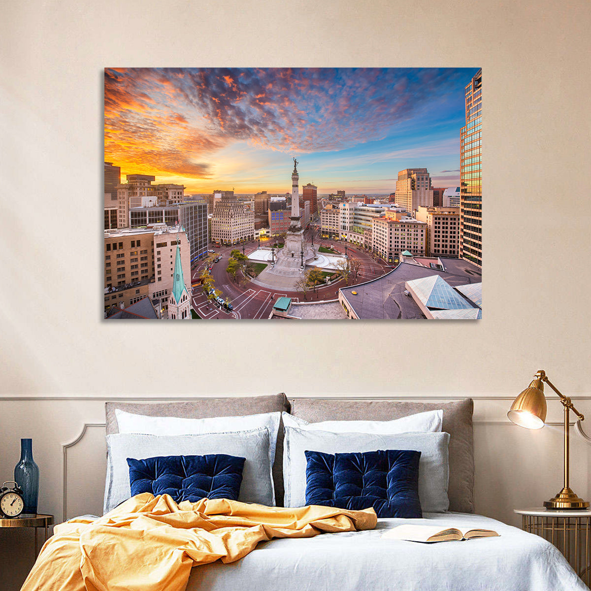 Indianapolis Downtown Wall Art
