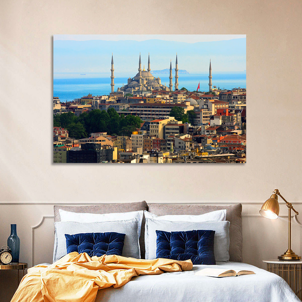 Istanbul Skyline Wall Art