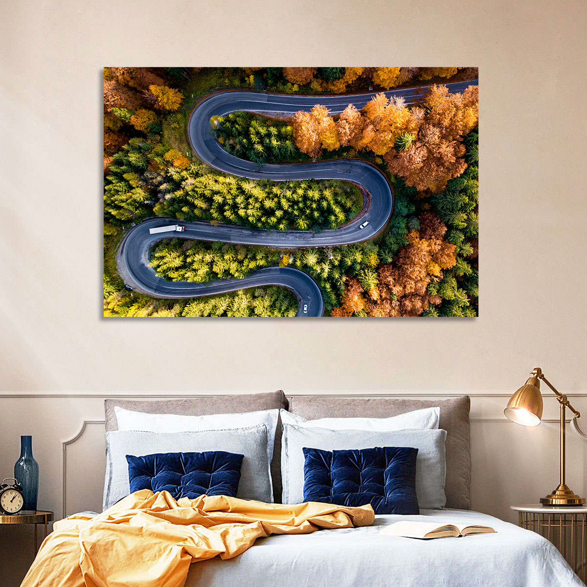 Winding Forest Road Wall Art