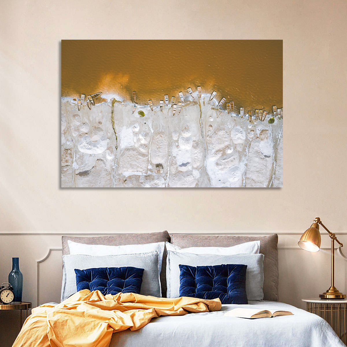 Lake Rose Senegal Wall Art
