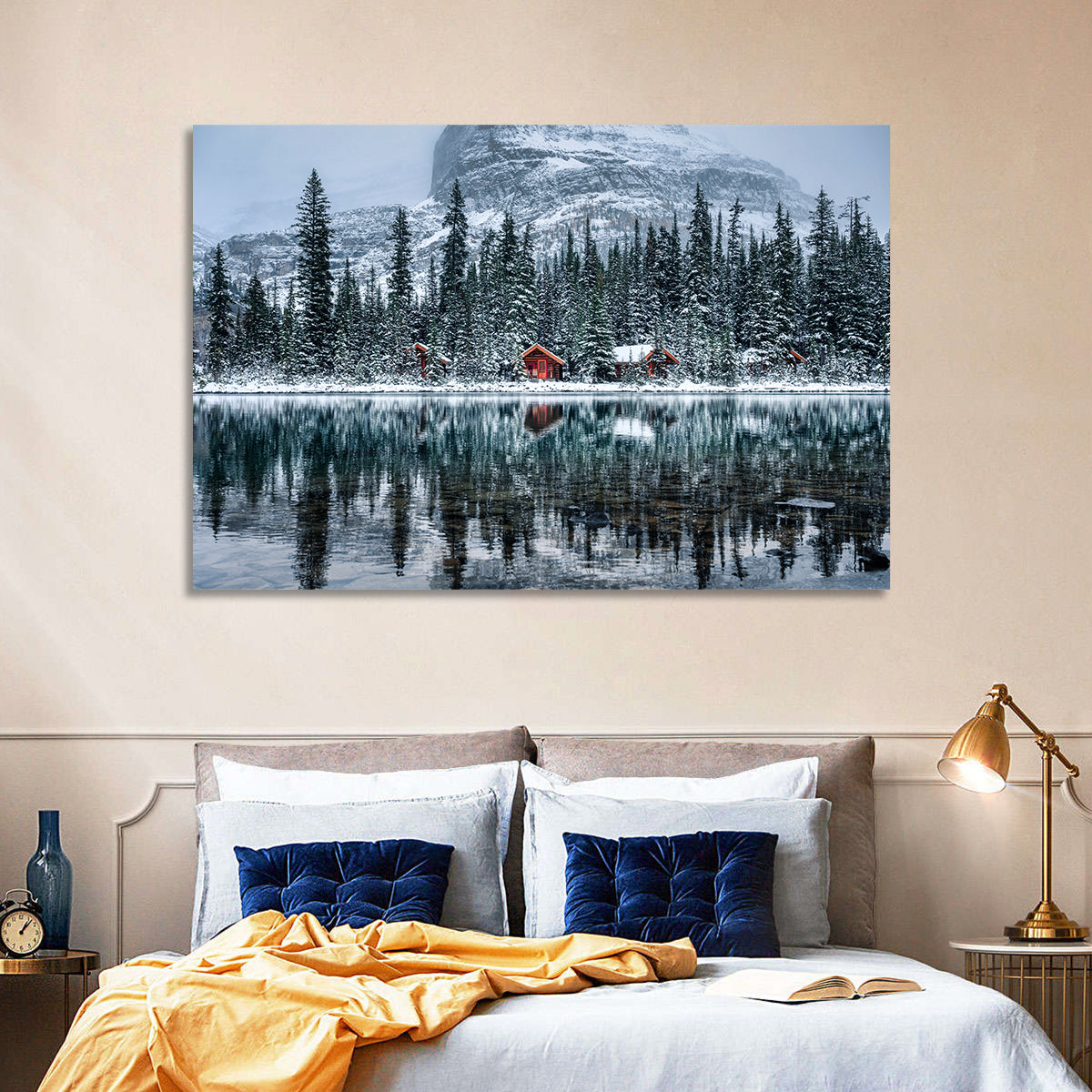 Lake O Hara Winter Wall Art