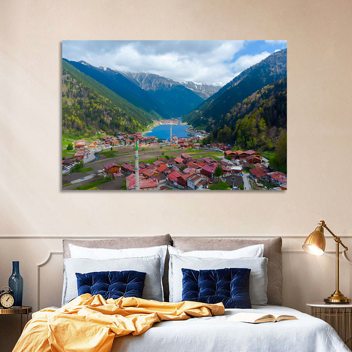 Uzungol Village Lake Wall Art