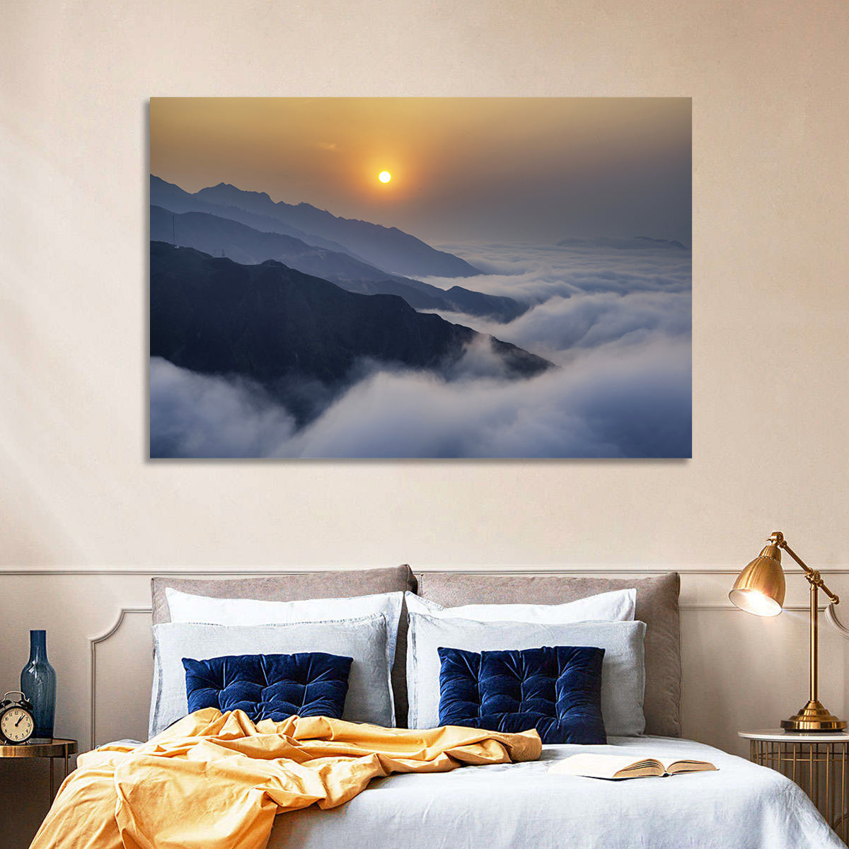 Ta Xua Mountain Range Wall Art