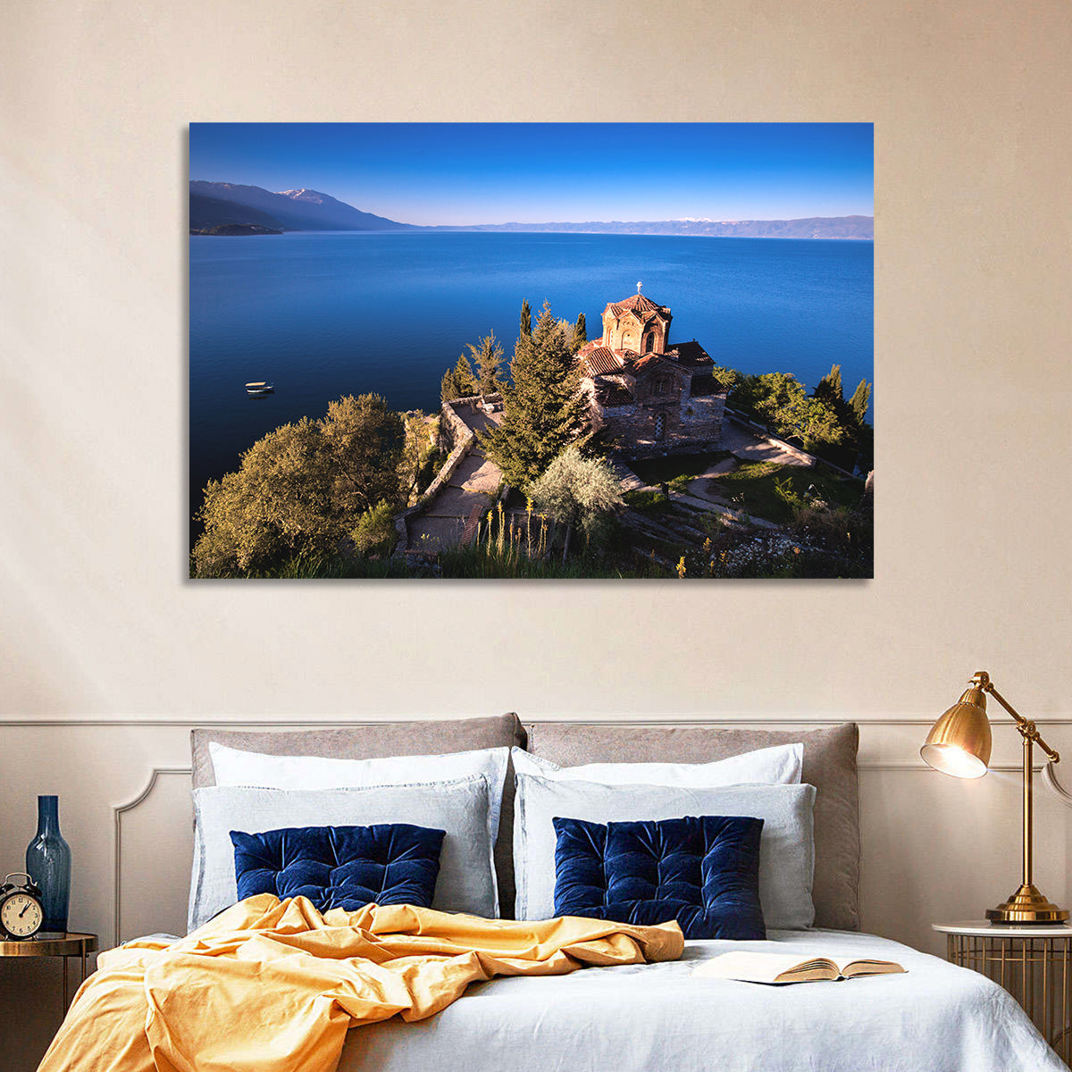 Lake Ohrid Church Wall Art