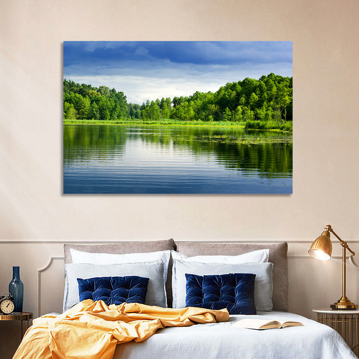 Mazury Forest Lake Wall Art