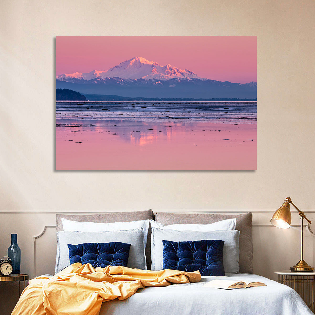 Mount Baker Sunset Wall Art
