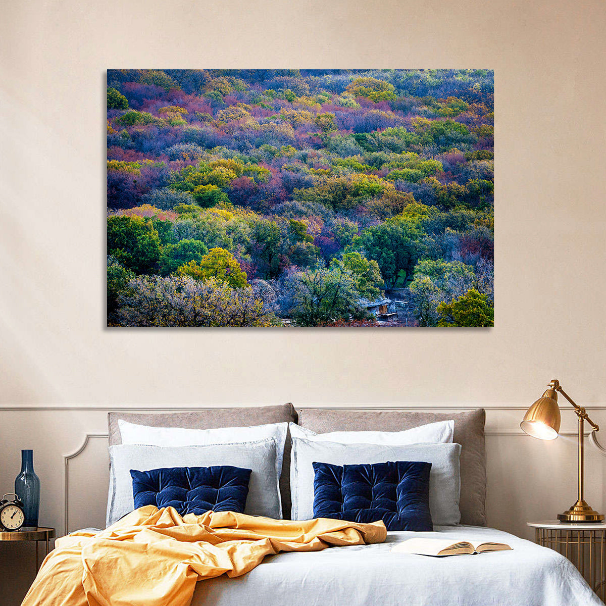 Green Forest Trees Wall Art