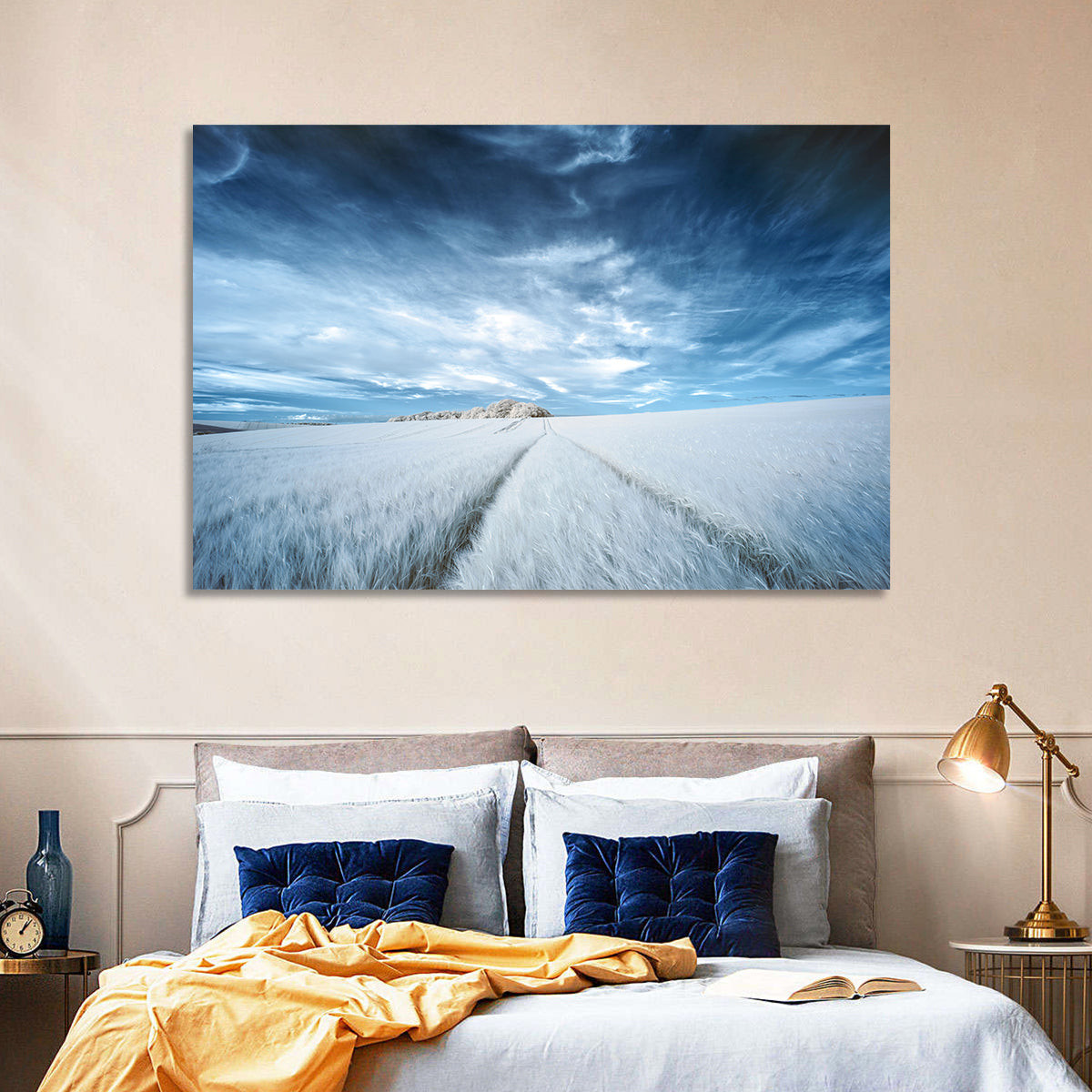 Surreal Agricultural Fields Wall Art