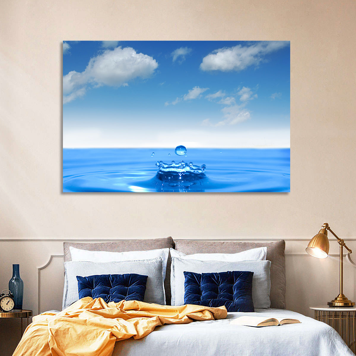 Ocean Water Drop Wall Art