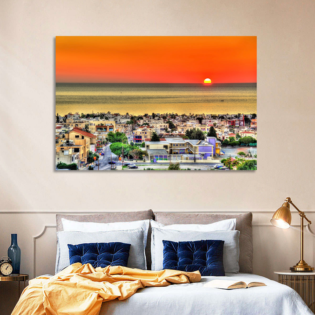 Paphos Sunset Wall Art