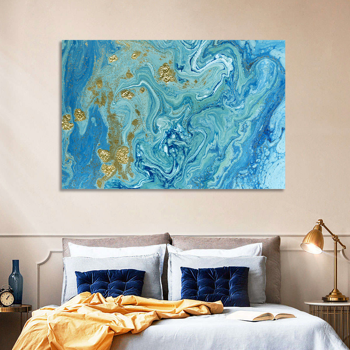 Marble Streams Painting Wall Art