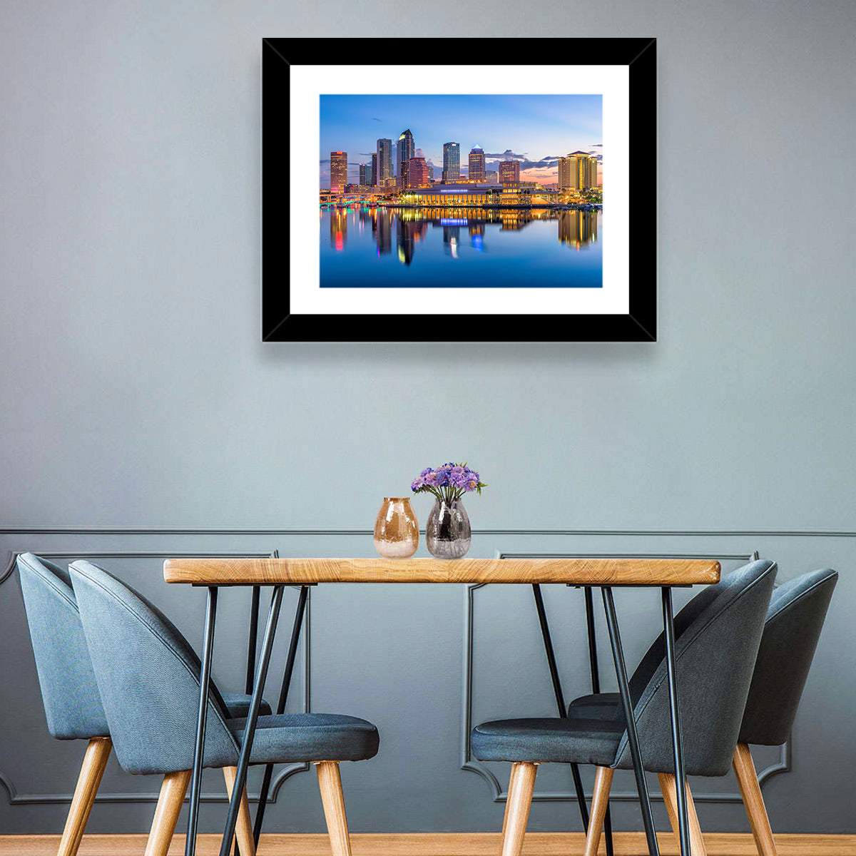 Tampa Downtown Skyline Wall Art