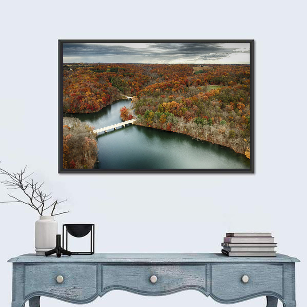 Seneca Lake Aerial Wall Art