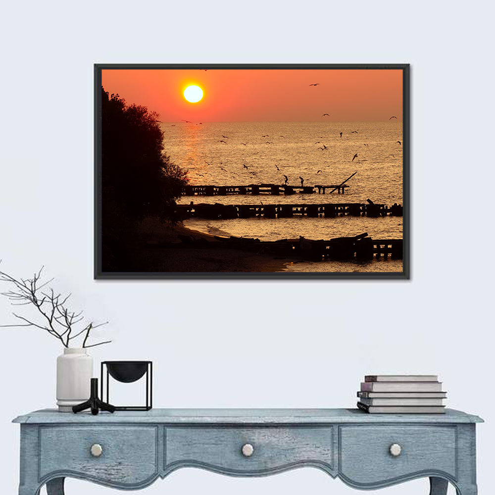 Lake Erie Sunset Wall Art