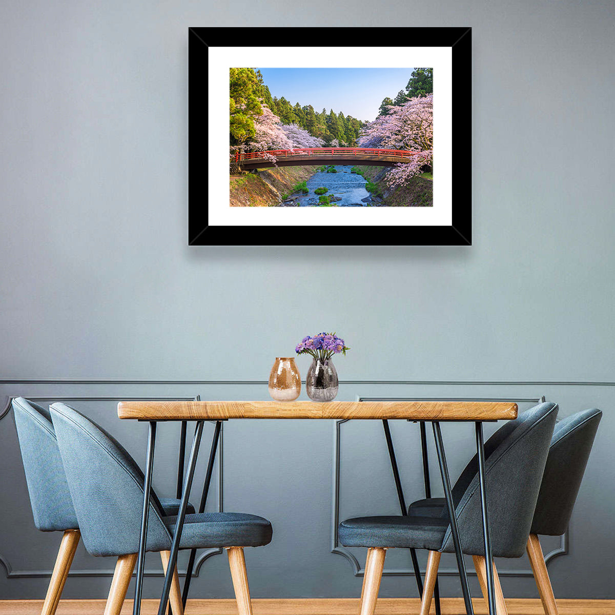 Park Bridge in Spring Wall Art