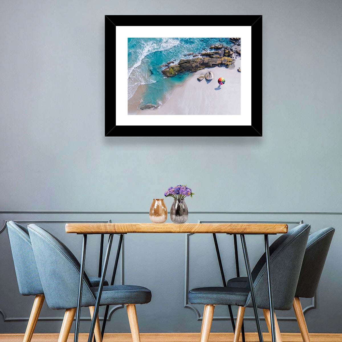 Beach Aerial View Wall Art