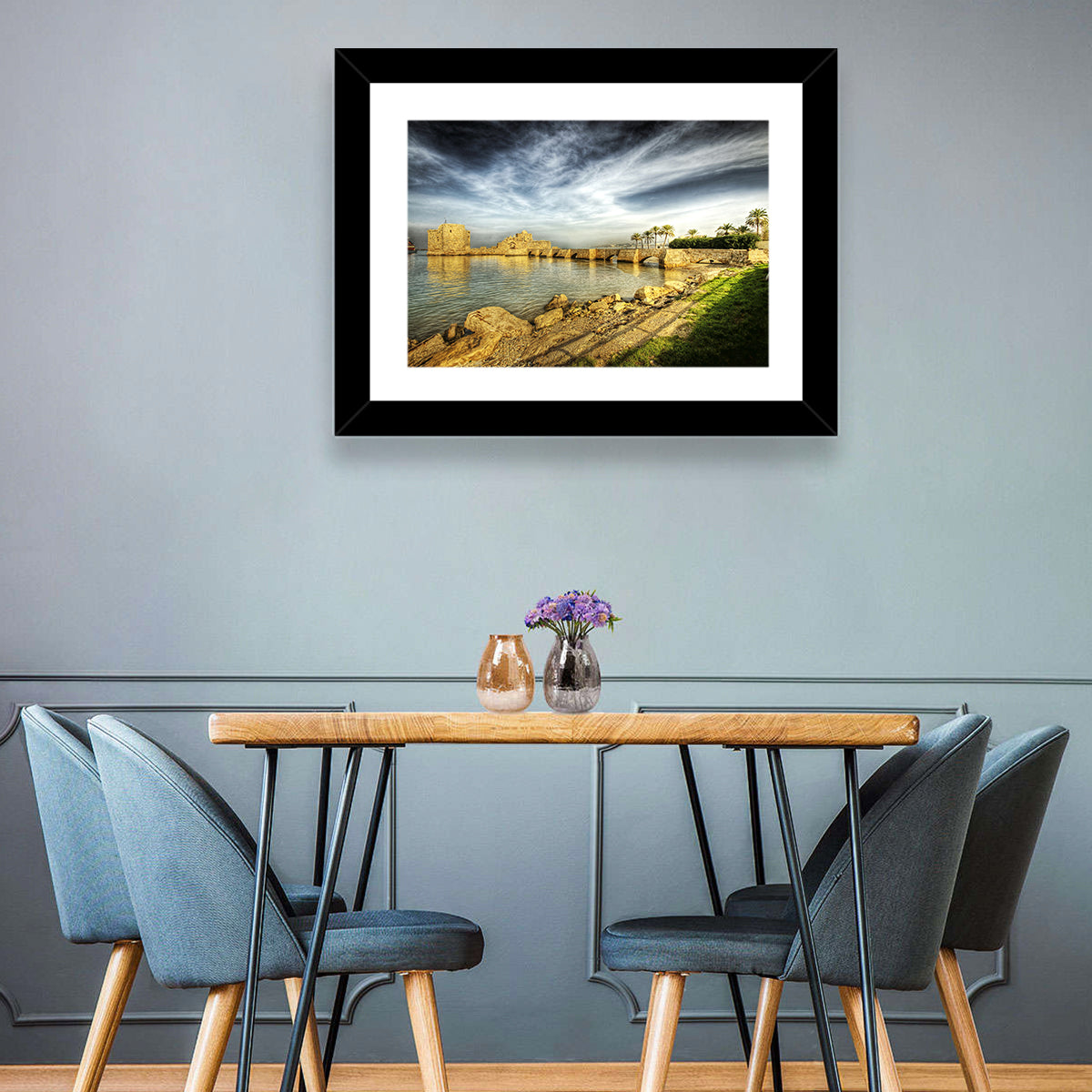 Crusader Sea Castle Wall Art