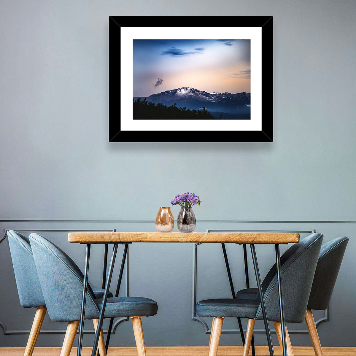 Snowy Pikes Peak Wall Art