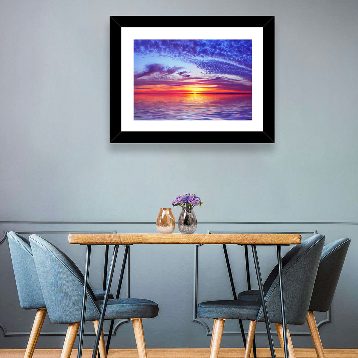 Bay Beach Sunset Wall Art