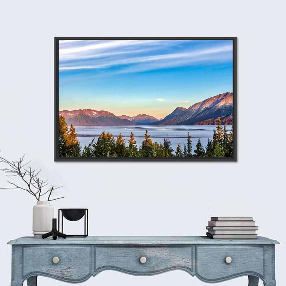 Stunning Alaskan Mountain Lake Wall Art