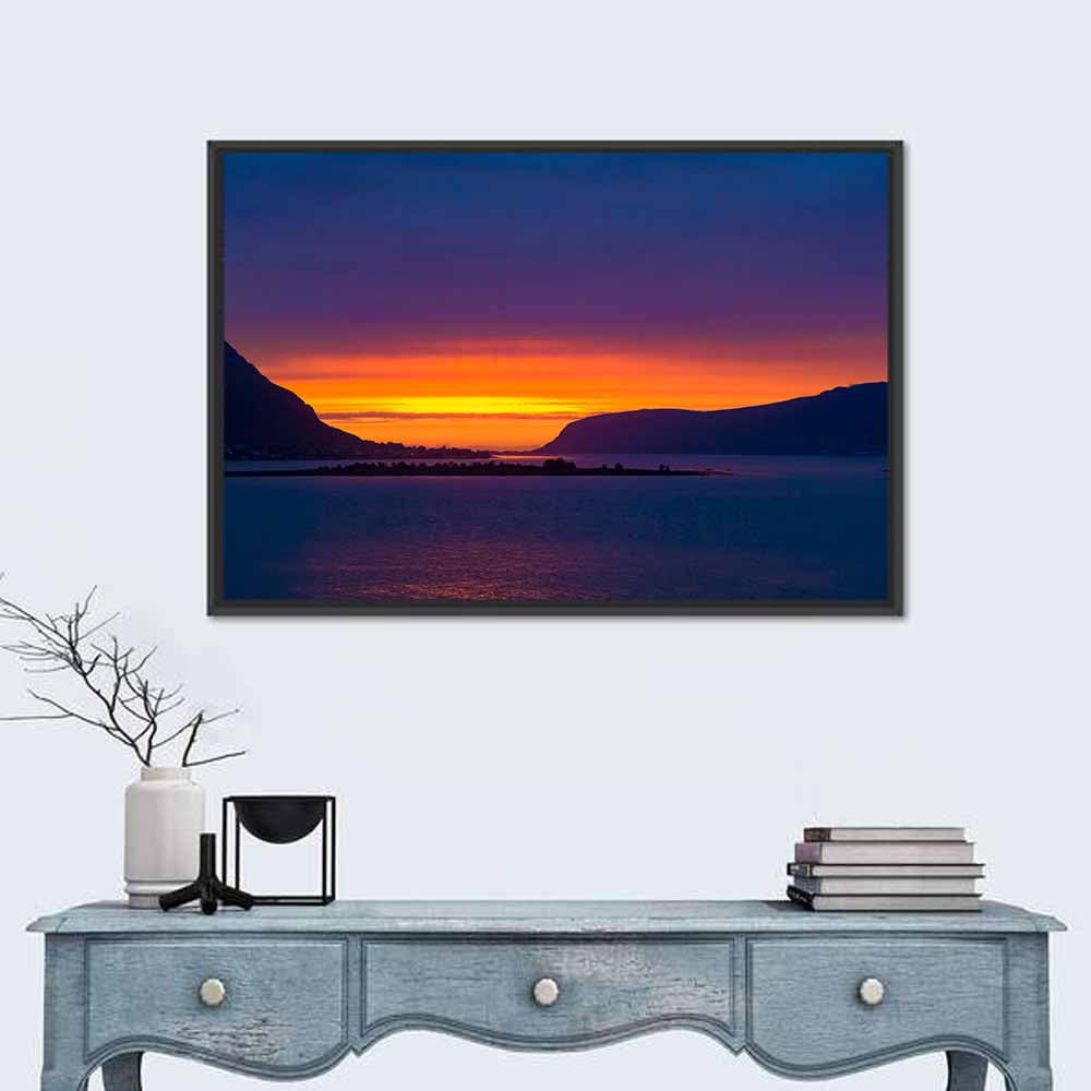 Norwegian Sea Sunset Wall Art