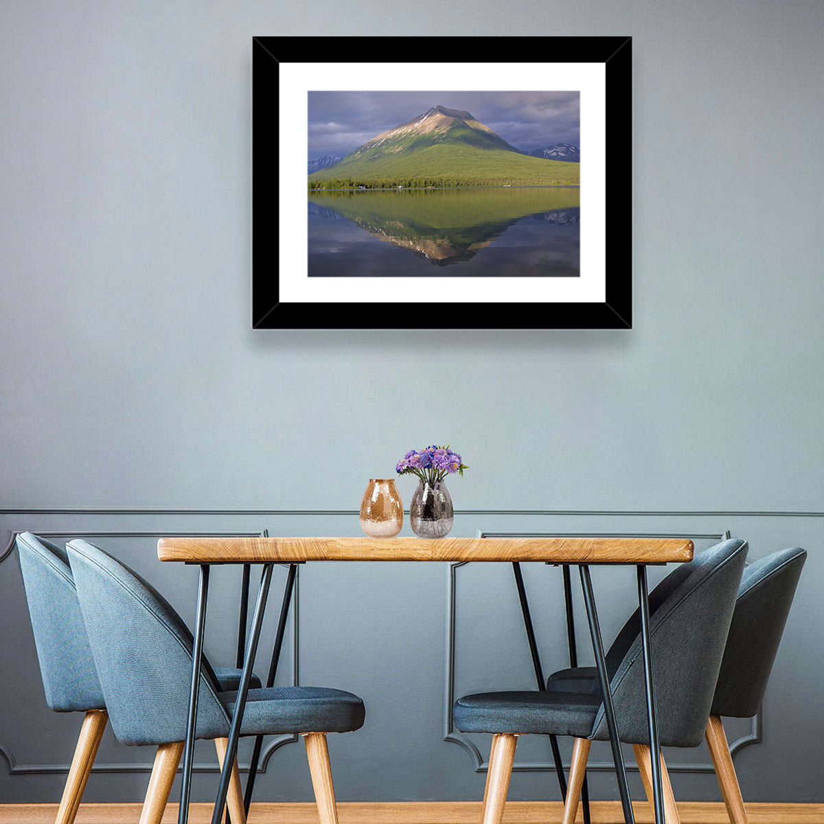 Mount Tanalian from Lake Clark Wall Art